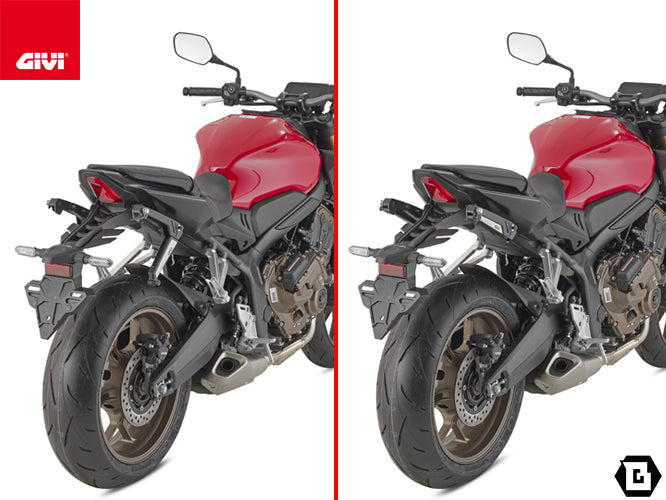 GIVI STL1208 STELTH サイドバッグホルダー STELTHシステム 左右セット EASY12L / EASY12R専用 EASY12L / EASY12R｜HONDA CBR 650 R / CB 650 R / CB650R 対応