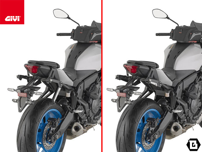 GIVI STL2173 STELTH サイドバッグホルダー STELTHシステム 左右セット EASY12L / EASY12R専用 EASY12L / EASY12R｜YAMAHA MT-07 対応