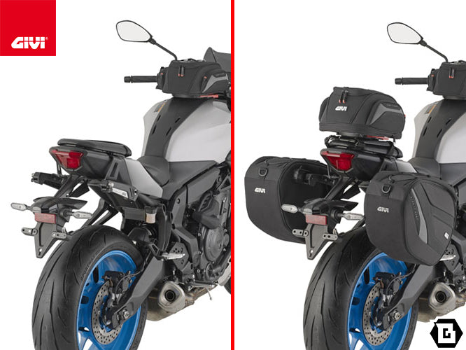 GIVI STL2173 STELTH サイドバッグホルダー STELTHシステム 左右セット EASY12L / EASY12R専用 EASY12L / EASY12R｜YAMAHA MT-07 対応