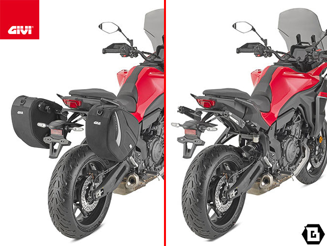 GIVI STL2177 STELTH サイドバッグホルダー STELTHシステム 左右セット EASY12L / EASY12R専用 EASY12L / EASY12R｜YAMAHA トレーサー 700 対応