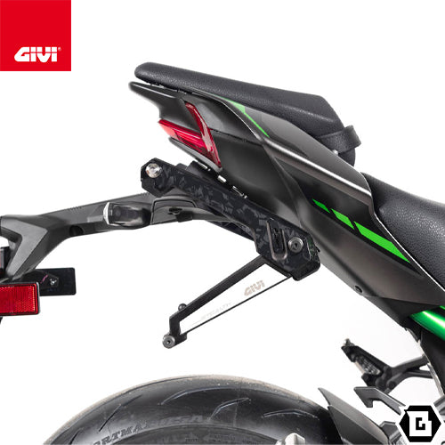 GIVI STL4117 サイドバッグホルダー STELTHシステム 左右セット EASY12L / EASY12R専用｜KAWASAKI Z 650 / Z 650 S 対応