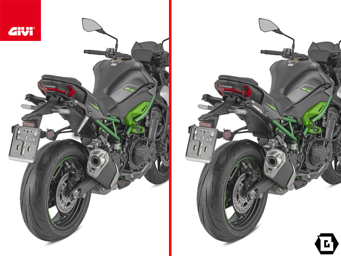 GIVI STL4137 STELTH サイドバッグホルダー STELTHシステム 左右セット EASY12L / EASY12R専用 EASY12L / EASY12R｜KAWASAKI Z 900 対応
