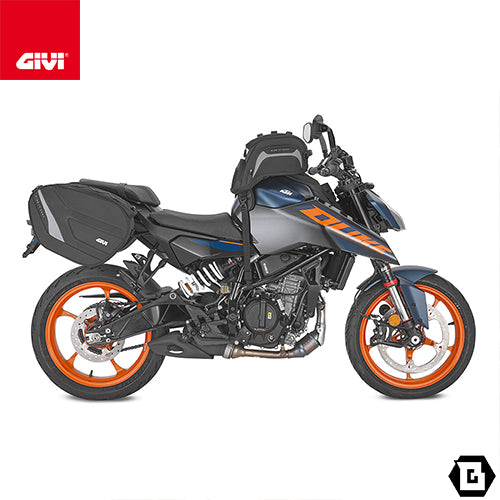 GIVI STL7720 STELTH サイドバッグホルダー STELTHシステム 左右セット EASY12L / EASY12R専用 EASY12L / EASY12R｜KTM 390 デューク / 125 デューク 対応