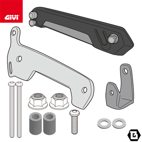 GIVI STL9061 STELTH サイドバッグホルダー STELTHシステム 左側専用 EASY12L専用 EASY12L｜ROYAL ENFIELD ゲリラ 450 対応