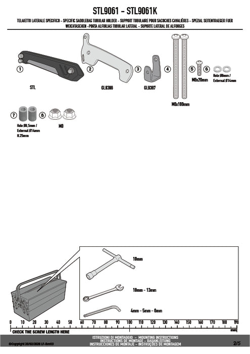 GIVI STL9061 STELTH サイドバッグホルダー STELTHシステム 左側専用 EASY12L専用 EASY12L｜ROYAL ENFIELD ゲリラ 450 対応