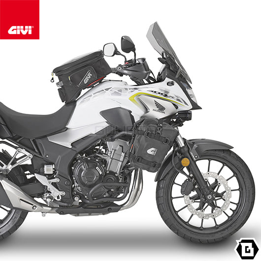 GIVI T513 防水エンジンガードバッグ ツールバッグ クラッシュバーバッグ 8L容量 ブラック