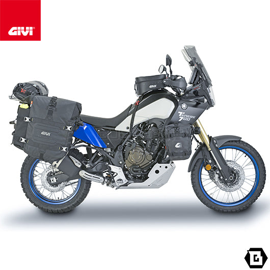 GIVI T513 防水エンジンガードバッグ ツールバッグ クラッシュバーバッグ 8L容量 ブラック