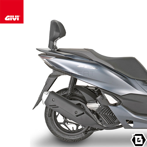GIVI TB1190A バックレスト ブラック／HONDA PCX160 / HONDA PCX150 / HONDA PCX125専用