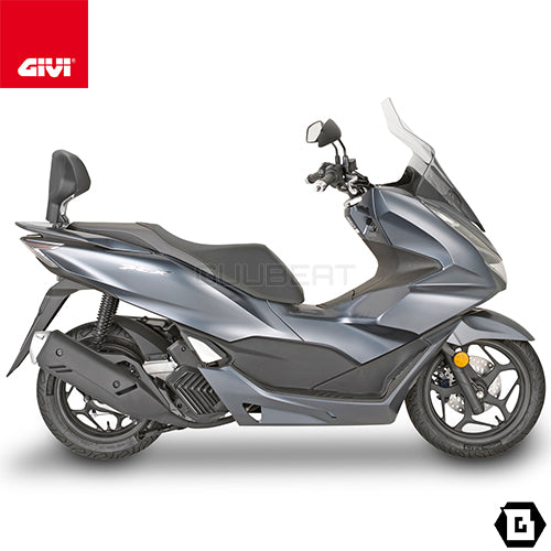 GIVI TB1190A バックレスト ブラック／HONDA PCX160 / HONDA PCX150 / HONDA PCX125専用
