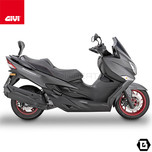 GIVI TB3115 バックレスト ブラック／SUZUKI バーグマン 400専用