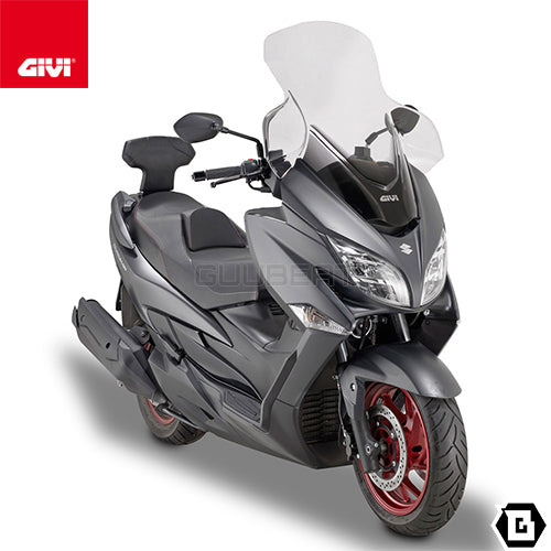 GIVI TB3115 バックレスト ブラック／SUZUKI バーグマン 400専用