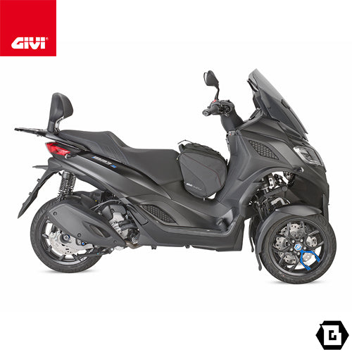 GIVI TB5622A バックレスト ブラック／PIAGGIO MP3 310専用
