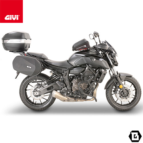 GIVI TE2140 サイドバッグホルダー イージーロック (EASYLOCK) ST609 専用／YAMAHA MT-07 / YAMAHA MT-07専用