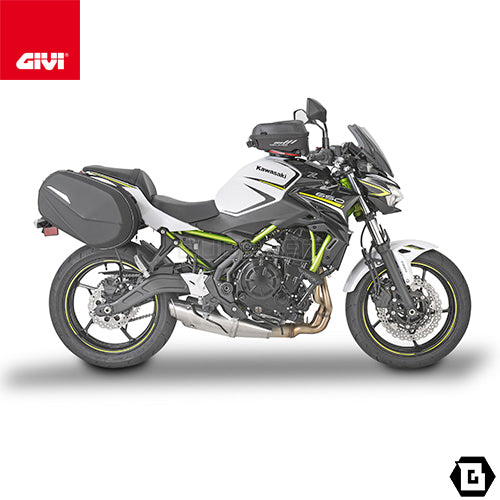 GIVI TE4117 サイドバッグホルダー イージーロック (EASYLOCK) ST609 専用／KAWASAKI Z 650専用