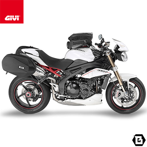 GIVI TE6402 サイドバッグホルダー イージーロック (EASYLOCK) ST609 専用／TRIUMPH スピードトリプル 1050専用