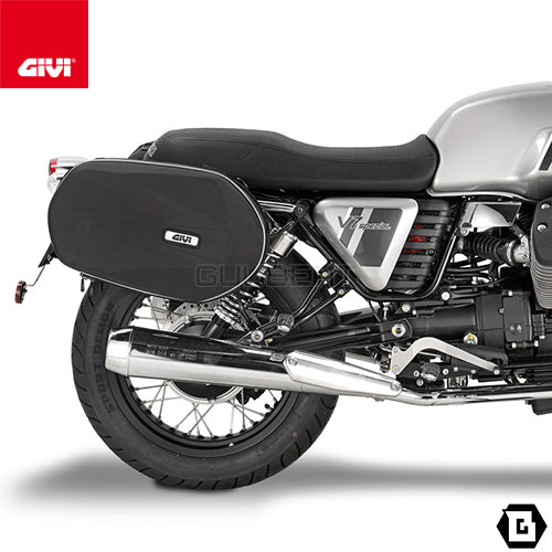 GIVI TE8201 サイドバッグホルダー イージーロック (EASYLOCK) ST609 専用／MOTO GUZZI V7専用