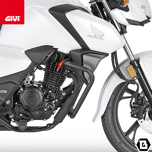 GIVI TN1184 エンジンガード クラッシュバー ブラック／HONDA CB125F専用