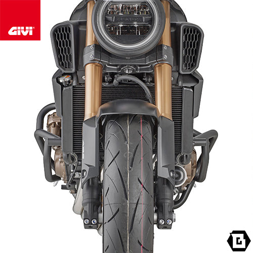 GIVI TN1185 エンジンガード クラッシュバー ブラック スチール製｜HONDA CB 650 R 対応