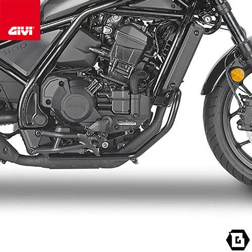 GIVI TN1194 エンジンガード クラッシュバー ブラック／HONDA レブル1100 T / HONDA レブル1100専用