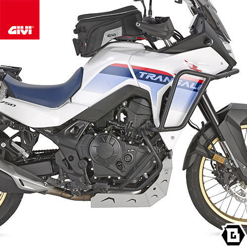 GIVI TN1201 エンジンガード クラッシュバー ブラック／HONDA XL750 トランザルプ専用