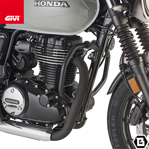 GIVI TN1212 エンジンガード クラッシュバー ブラック スチール製｜HONDA GB 350 S 対応