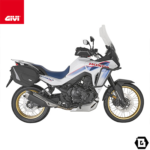 GIVI TN1222 エンジンガード クラッシュバー ブラック スチール製｜HONDA XL750 トランザルプ E-CLUTCH 対応