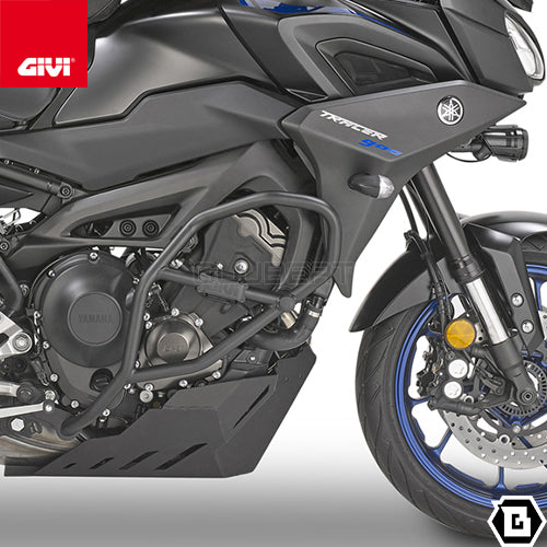 GIVI TN2139 エンジンガード クラッシュバー ブラック／YAMAHA トレーサー 900 / YAMAHA トレーサー 900 GT専用