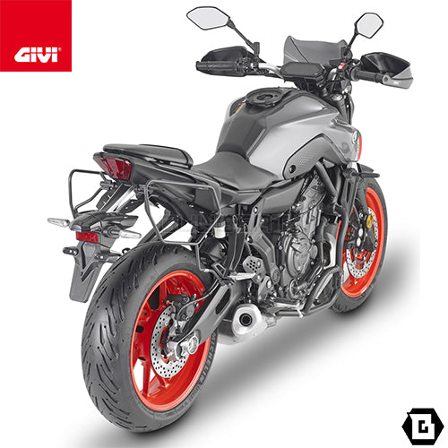 GIVI TN2148B エンジンガード クラッシュバー ブラック／YAMAHA トレーサー 700 / YAMAHA トレーサー 700 GT専用