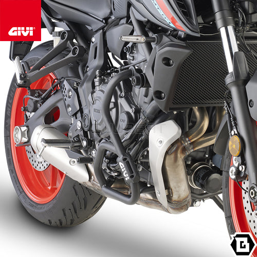 GIVI TN2148B エンジンガード クラッシュバー ブラック／YAMAHA トレーサー 700 / YAMAHA トレーサー 700 GT専用