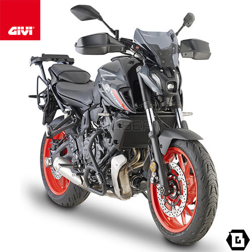 GIVI TN2148B エンジンガード クラッシュバー ブラック／YAMAHA トレーサー 700 / YAMAHA トレーサー 700 GT専用