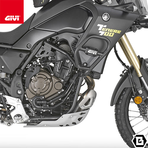 GIVI TN2158 エンジンガード クラッシュバー ブラック／YAMAHA テネレ 700専用