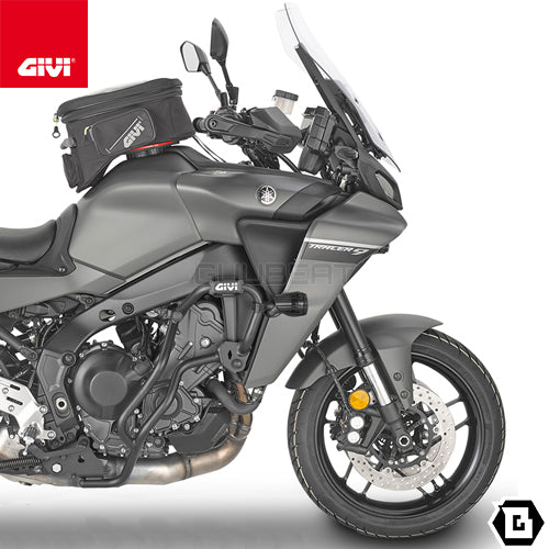 GIVI TN2159B エンジンガード クラッシュバー ブラック／YAMAHA トレーサー 9 / YAMAHA トレーサー 9 GT / YAMAHA トレーサー 9 GT プラス専用