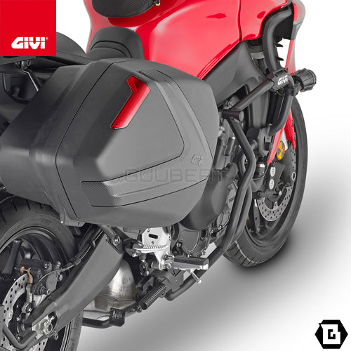 GIVI TN2159 エンジンガード クラッシュバー ブラック／YAMAHA トレーサー 9 / YAMAHA トレーサー 9 GT プラス / YAMAHA トレーサー 9 GT専用