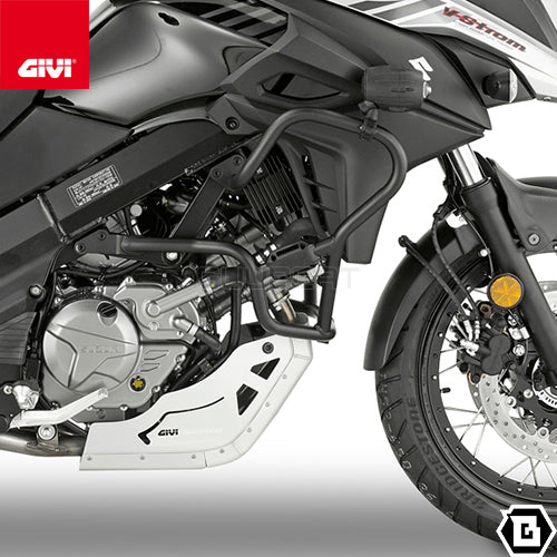 GIVI TN3101 エンジンガード クラッシュバー ブラック／SUZUKI Vストローム 650 / SUZUKI Vストローム 650 L2-L3-L4-L5-L6専用