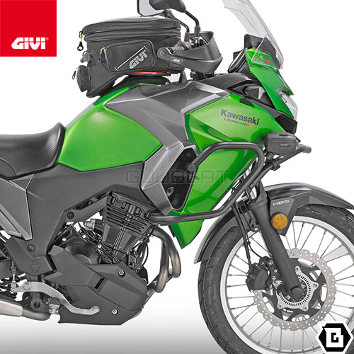 GIVI TN4121 エンジンガード クラッシュバー ブラック／KAWASAKI ヴェルシスX 300 / KAWASAKI ヴェルシスX 250専用