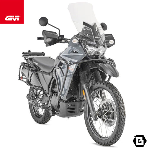 GIVI TN4133 エンジンガード クラッシュバー ブラック／KAWASAKI KLR 650 S / KAWASAKI KLR 650専用