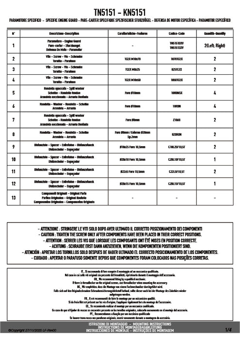 GIVI TN5151 エンジンガード クラッシュバー ブラック スチール製｜BMW R 12 G/S 対応