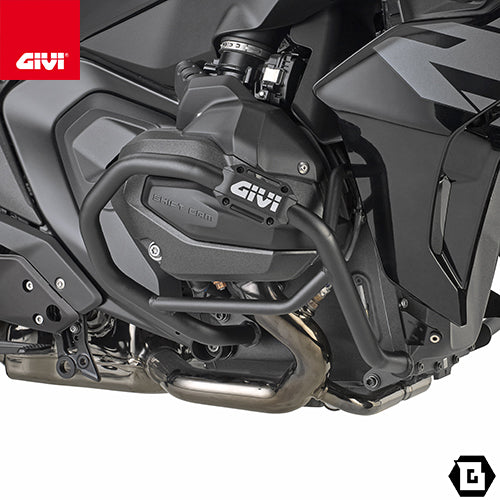 GIVI TN5152 エンジンガード クラッシュバー ブラック スチール製｜BMW R 1300 RS / R 1300 R 対応