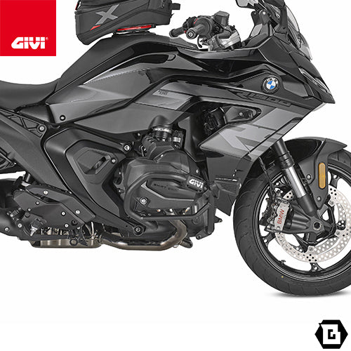 GIVI TN5152 エンジンガード クラッシュバー ブラック スチール製｜BMW R 1300 RS / R 1300 R 対応