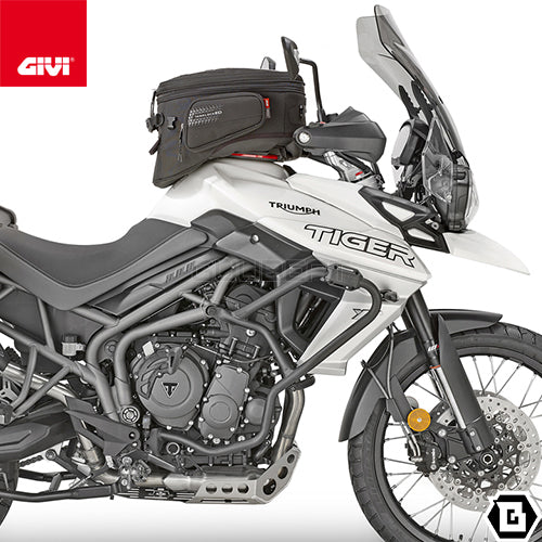 GIVI TN6409 エンジンガード クラッシュバー ブラック／TRIUMPH タイガー 800 XC / TRIUMPH タイガー 800 XR専用