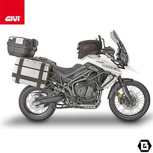 GIVI TN6409 エンジンガード クラッシュバー ブラック／TRIUMPH タイガー 800 XC / TRIUMPH タイガー 800 XR専用