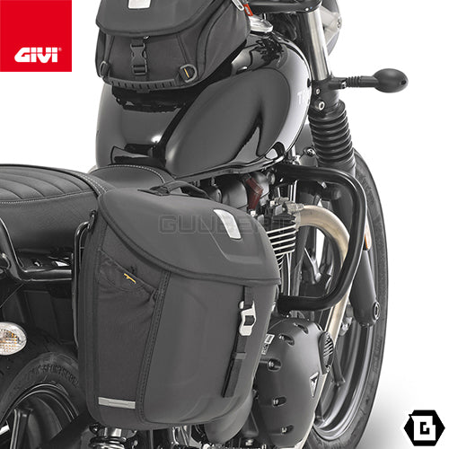 GIVI TN6410 エンジンガード クラッシュバー ブラック／TRIUMPH スピードツイン 1200 / TRIUMPH ボンネビル T120 / TRIUMPH ボンネビル T100 / TRIUMPH スピードツイン 900 / TRIUMPH ストリートツイン 900専用