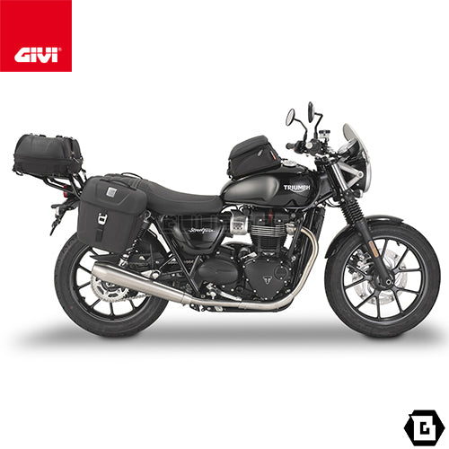 GIVI TN6410 エンジンガード クラッシュバー ブラック／TRIUMPH ストリートツイン 900 / TRIUMPH スピードツイン 1200専用