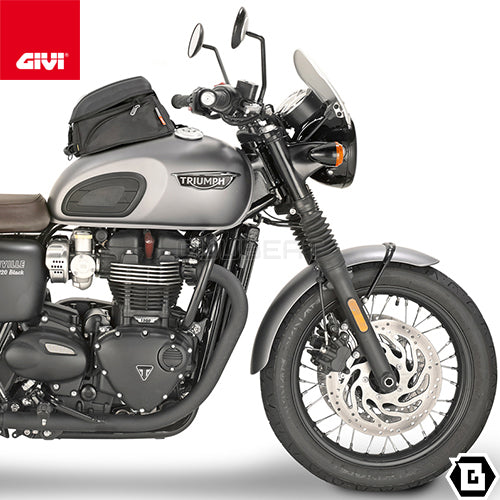 GIVI TN6410 エンジンガード クラッシュバー ブラック／TRIUMPH ストリートツイン 900 / TRIUMPH スピードツイン 1200専用