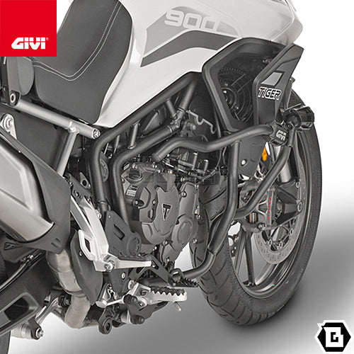 GIVI TN6415 エンジンガード クラッシュバー ブラック／TRIUMPH タイガー 900 / TRIUMPH タイガー 900専用