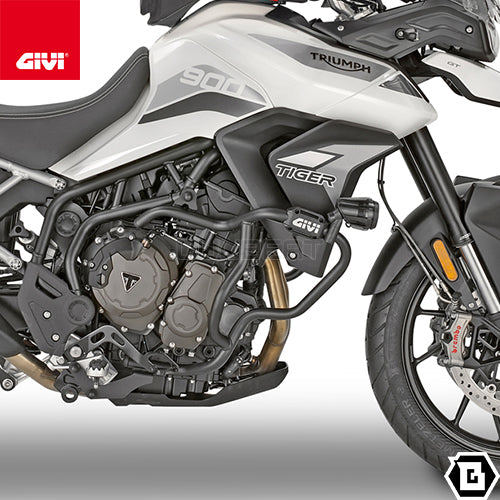 GIVI TN6415 エンジンガード クラッシュバー ブラック／TRIUMPH タイガー 900 / TRIUMPH タイガー 900専用