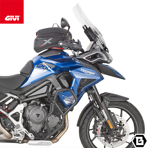 GIVI TN6422 エンジンガード クラッシュバー ブラック／TRIUMPH タイガー 1200 GT / TRIUMPH タイガー 1200 GT PRO専用