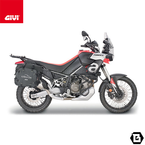 GIVI TN6710 エンジンガード クラッシュバー ブラック／APRILIA トゥアレグ 660専用