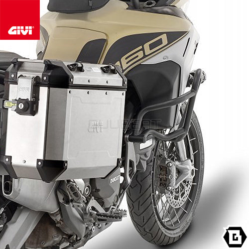 GIVI TN7408 エンジンガード クラッシュバー ブラック／DUCATI ムルティストラーダ 1260 ENDURO専用