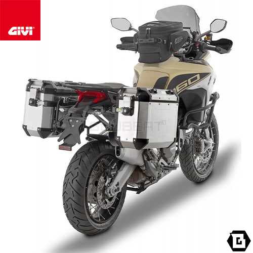 GIVI TN7408 エンジンガード クラッシュバー ブラック／DUCATI ムルティストラーダ 1260 ENDURO専用